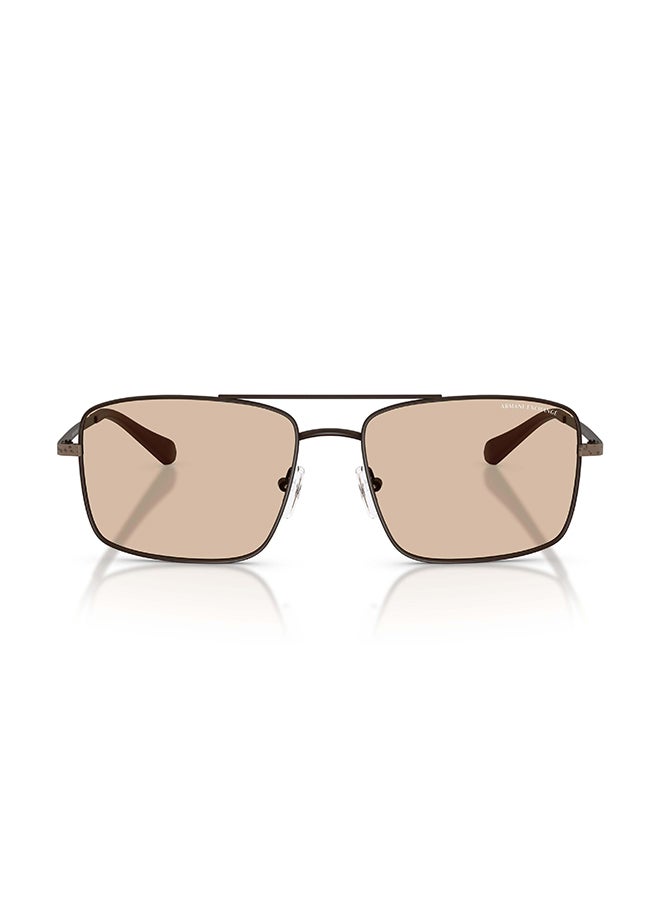 Armani Exchange نظارات شمسية للرجال كاملة الإطار AX2054S 612793 - حجم العدسة: 57 مم - Image 2