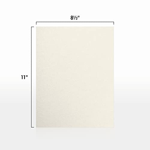LUXPaper 8.5" x 11" Paper | Letter Size | Quartz Metallic | 80lb. Text | 50 Qty - Image 2