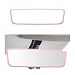 Gasedin Rear View Mirror Protector Frame Soft Silicone Auto Rear View Mirror Protective Cover Rearview Edge Cover Compatible with Model 3 Y Universal Interior Car Accessories Pink - Image 2