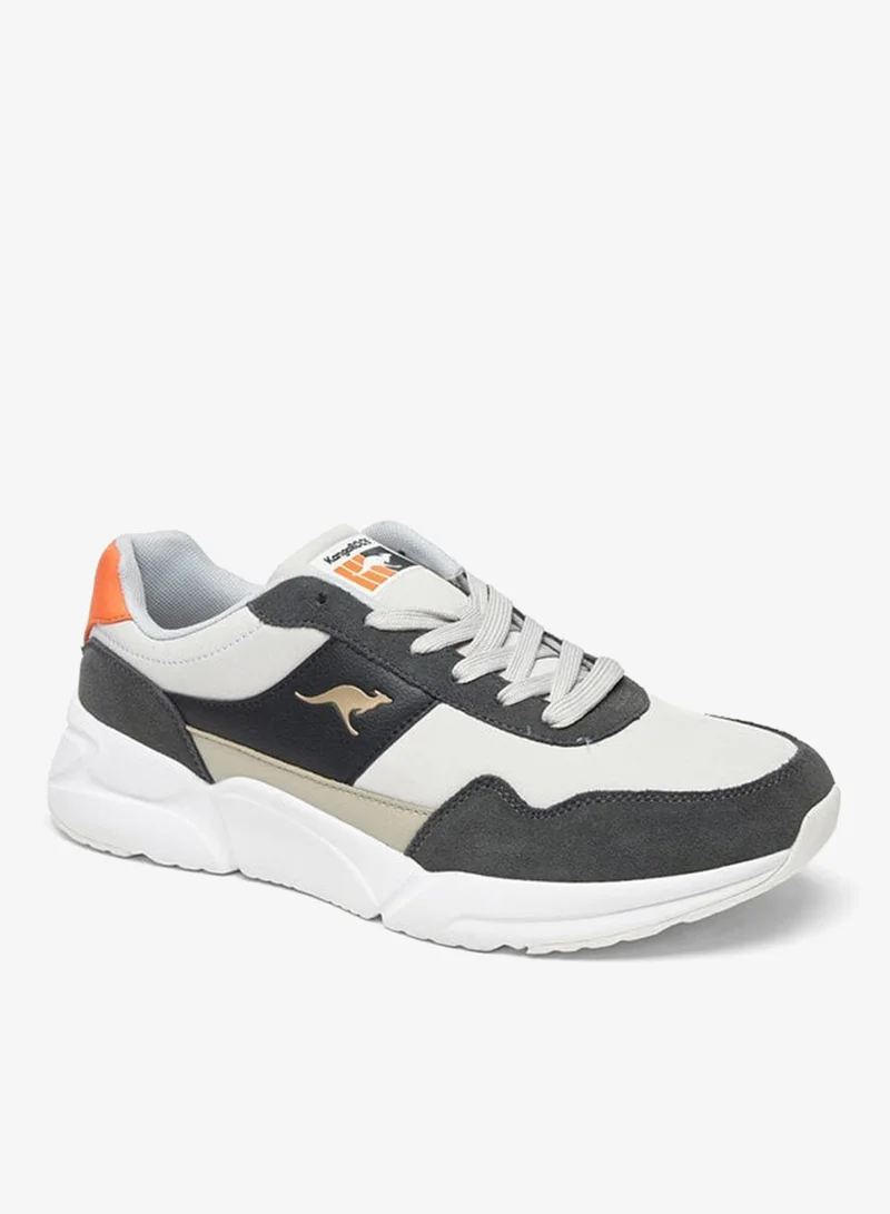 kangaROOS Men's Panelled Lace-Up Sports Shoes