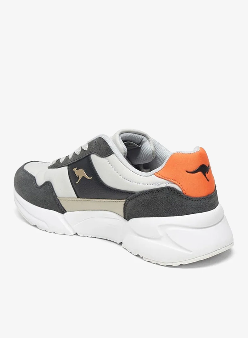 kangaROOS Men's Panelled Lace-Up Sports Shoes