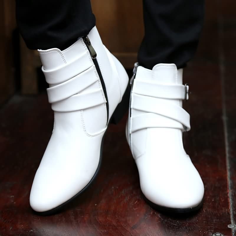 Men'S Boots Large Size 45 47 Yards Wish High Boots Leather - Image 5