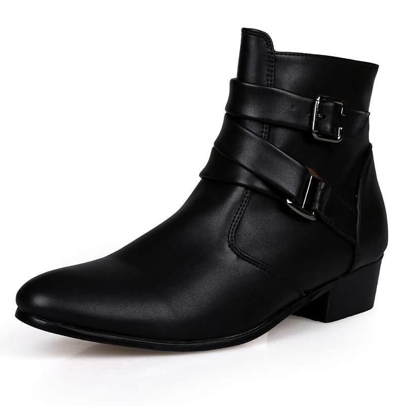 Men'S Boots Large Size 45 47 Yards Wish High Boots Leather - Image 1