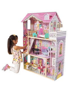 KidKraft Annabelle Wooden Doll House With Furniture And Accessories  - Image 1