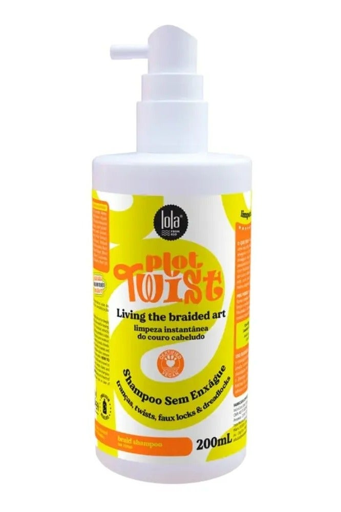 Lola from Rio شامبو بلاط تويست لتركه للشعر المتسخ، القشرة وفروة الرأس الجافة - ينظف فروة الرأس، يحارب التقشر ويهدئ الحكة بتركيبة بدون شطف (200 مل)  - Image 1