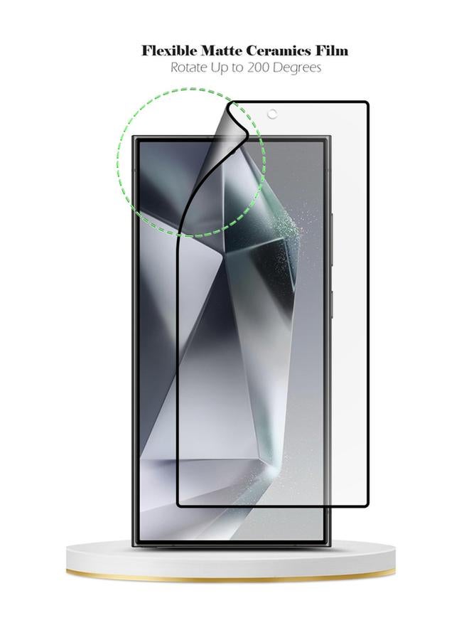 بروماس واقي شاشة 11D Nano Matte مقاوم للانفجار لهاتف Samsung Galaxy S24 Ultra 2024 - ملمس ناعم ومضاد لبصمات الأصابع وخالٍ من الفقاعات - Image 4