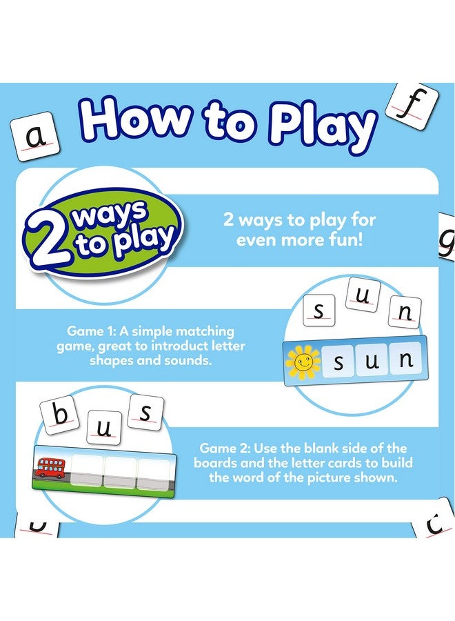 Orchard Toys Match & Spell Reading & Spelling Activity, Teach Phonics Word Building Educational Board Game, Teacher Tested, Gifts for Children 4 to 8 Years, Multicolor - Image 3