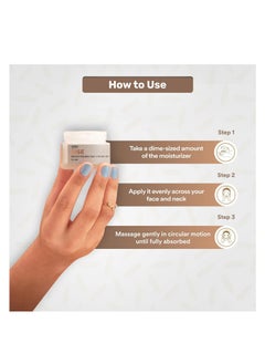 RISE RISE  Brightening Day Cream with SPF 50 Fast absorbing Reduces dullness Improves Skin’s Texture  Rice Extract Natural  For Men and Women 50gm  - Image 4