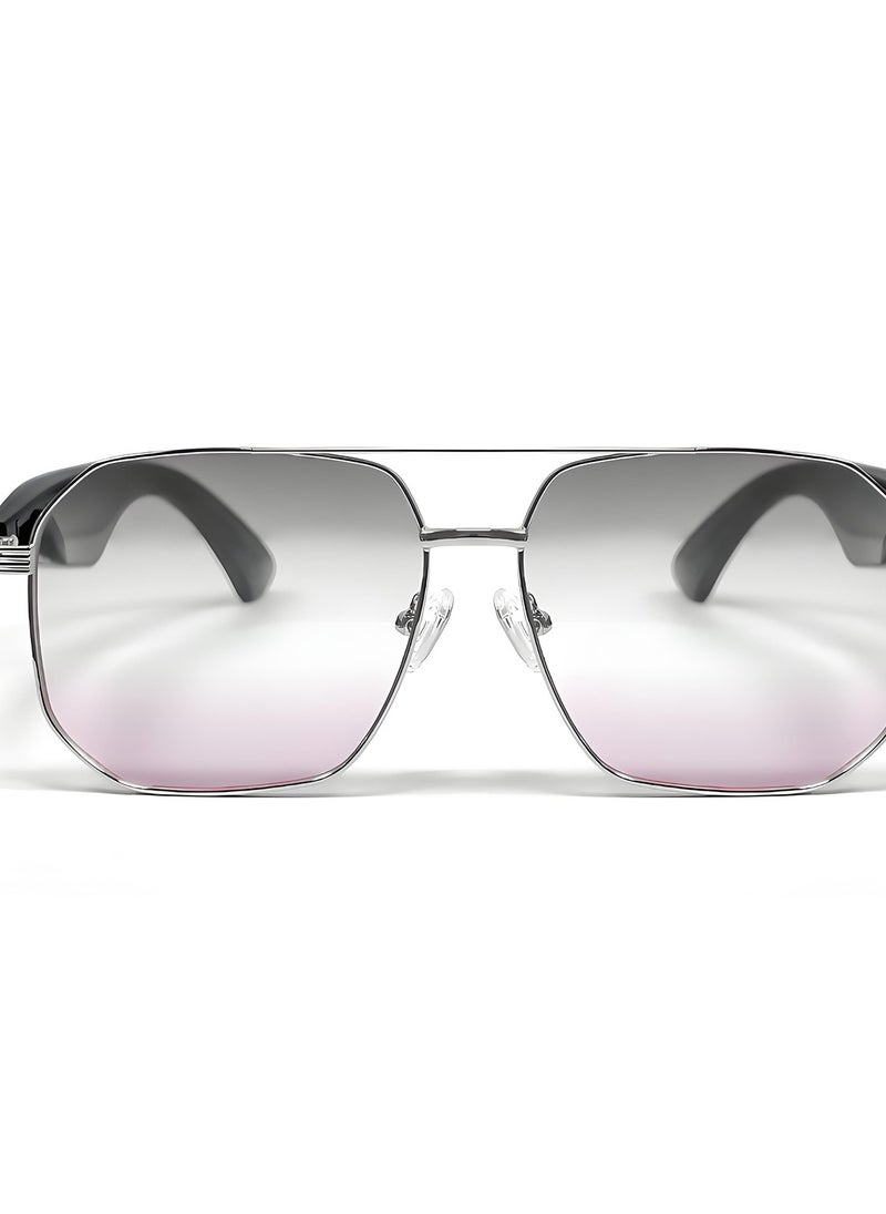Generic Ai Translation Bluetooth Glasses Multi-Language Real-Time Translation Glasses Listen To Music And Make Calls Smart Uv-Proof Sunglasses  - Image 1