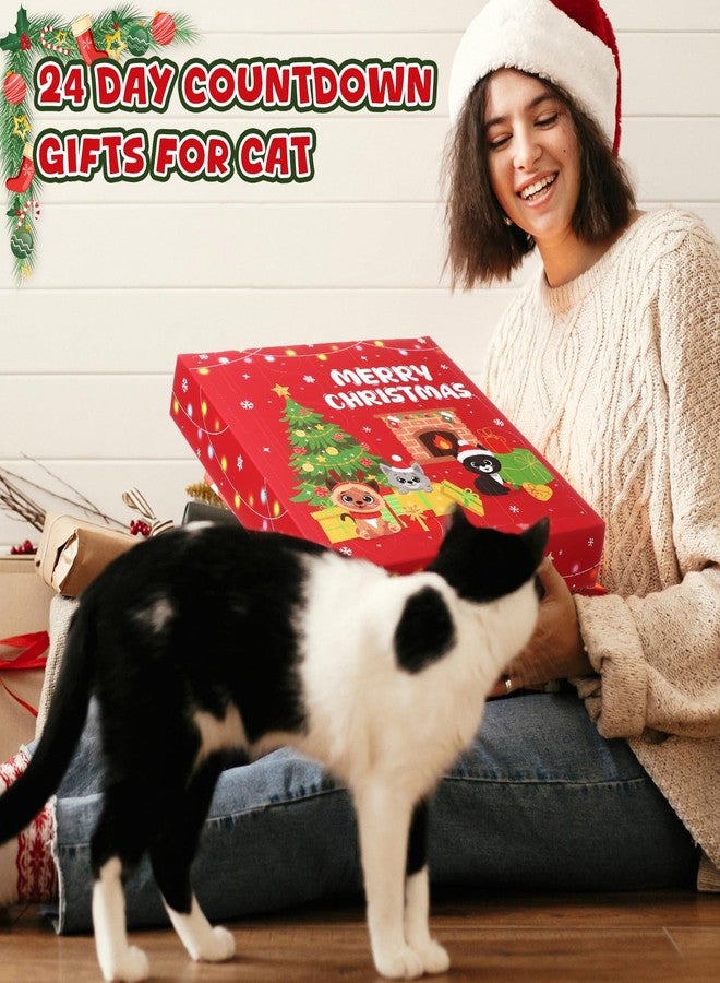 Arrowbash Cat Advent Calendar 2025, 24 Days Christmas Countdown Calendar for Kitten Assorted Cat Toys Interactive Wand Mice Santa Claus Ball Bells Catnip Toy Gifts for Kitten Lovers - Image 4
