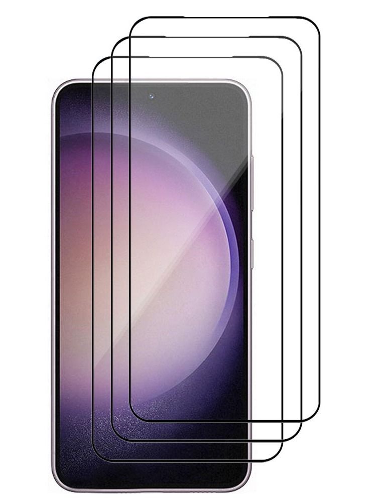 CATANES 3Pack for Samsung Galaxy S23 Plus Screen Protector Tempered Glass 9H Anti-Scratch Shatterproof HD Edge to Edge Full Coverage Film 6.6 inch - Image 5
