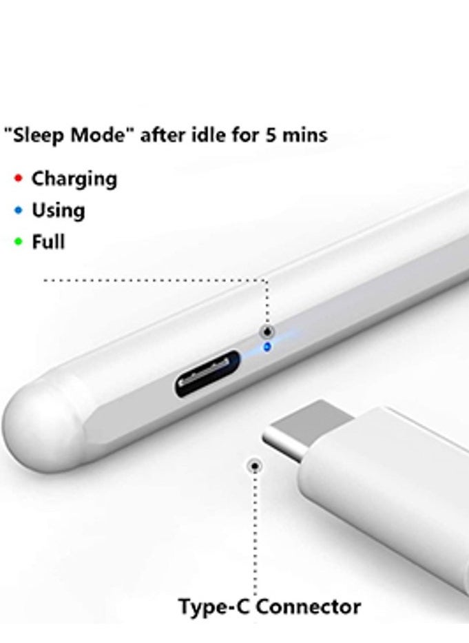 Stylus Pen for iPad, Active Pencil with Quick Charge, Palm Rejection Tilt Sensor, Magnetic Pen Compatible with 2018-2022 iPad Pro 11"/12.9",iPad 10/9/8/7/6,iPad Mini 5/6,iPad Air3/4/5