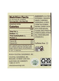 CELESTIAL SEASONINGS Celestial Seasonings, Tension Tamer®, Herbal Tea, Caffeine Free, 20 Tea Bags, 1.5 oz (43 g)  - Image 2