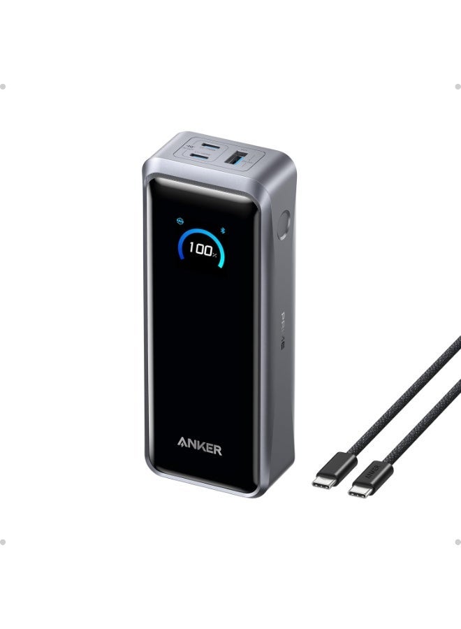 Anker Prime Power Bank, 26,250mAh 3-Port Portable Charger with 300W Output, Two-Way Charging, Flight-Approved, App Control, For MacBook, iPhone 17/16 Series, and More, Charging Base Not Included & Prime USB C to USB C Cable, 240W 3 ft Fast Charging USB C Cable, Upcycled-Braided Nylon with High Durability, USB 2.0 Cable for iPhone 17/16 Series, MacBook, iPad, Samsung, Huawei, Xiaomi, Vivo Bundle - Image 2