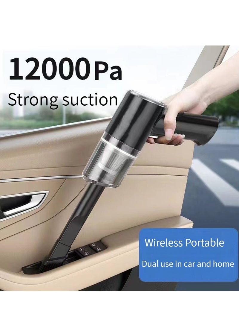 Generic Multifunctional Wireless Car Home Universal Vacuum Cleaner Handheld Portable Vacuum Cleaner Indoor Home Car Dual-purpose Vacuum Cleaner  - Image 1