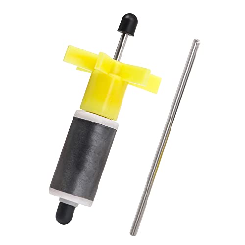 logyues Homeswitch 16mm (0.63") Replacement Filter Impeller Submersible Water Pump Rotor Yellow 73x35x16mm（2.87"x1.38"x0.63")(LxWxD) - Image 1