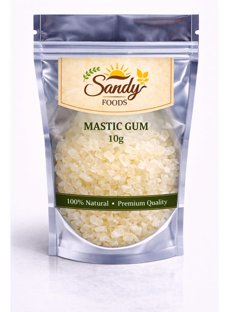 Sandy Foods Mastic Gum 10g – 100% Natural Mastic – Premium Aromatic Flavor – High Quality - Image 1