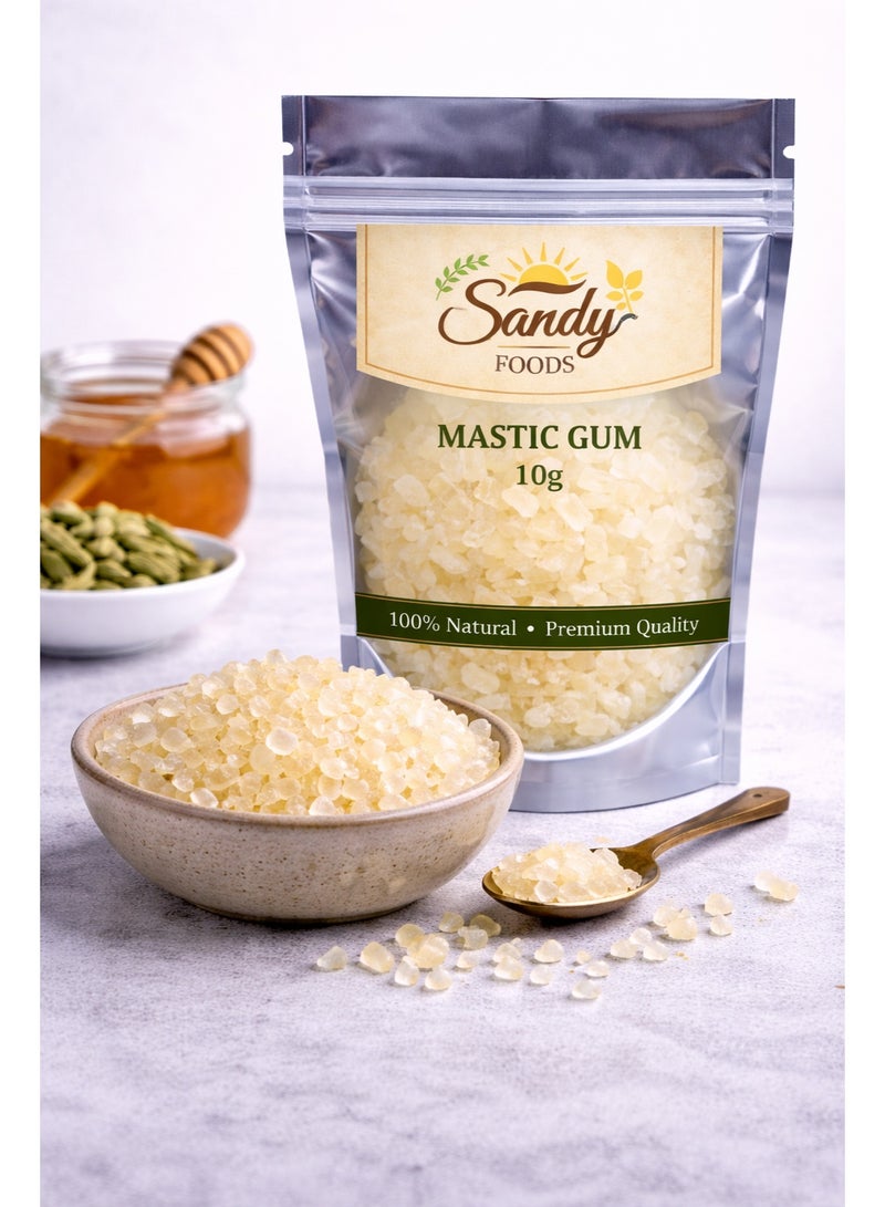Sandy Foods Mastic Gum 10g – 100% Natural Mastic – Premium Aromatic Flavor – High Quality - Image 2