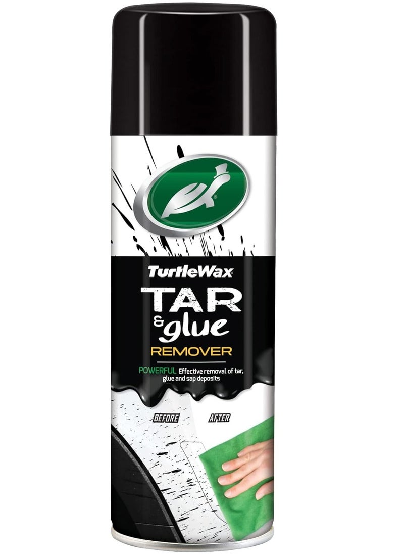 TurtleWax - Car Tar And Glue Remover Spray Suitable And Effective For Removing Grease Stains Sticker And various Sap Deposits Size 400 Ml - Image 1
