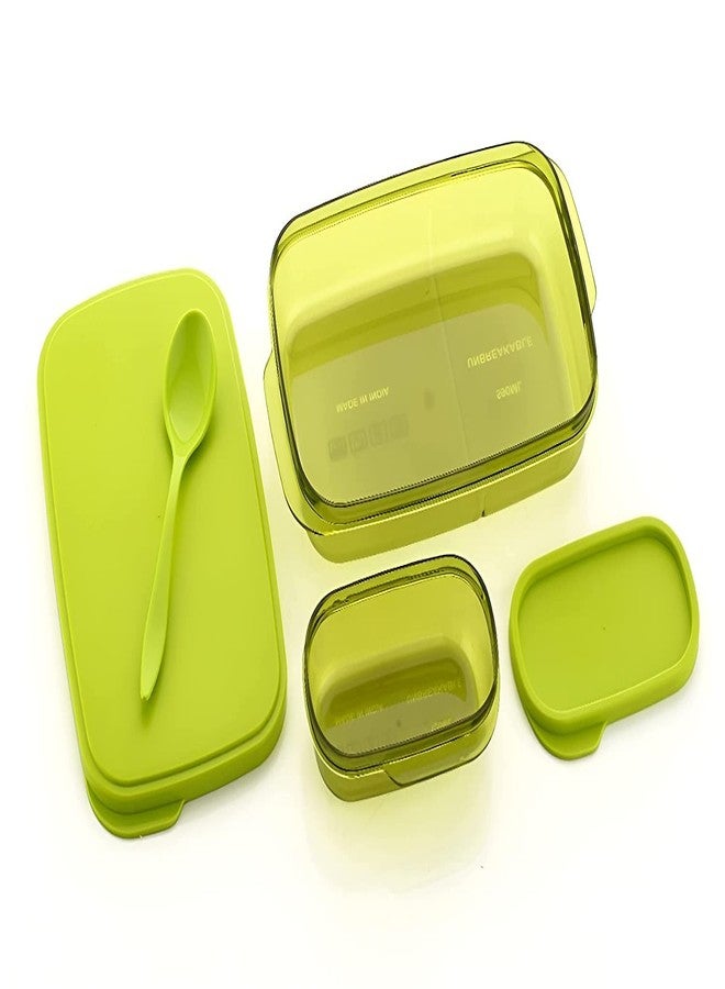 KBS Lunch Box for Kids School Office Men Women,Tiffin Boxes Set Slim and Compact Bpa Free Food Grade Plastic Dabba Container Nasta Box - Image 3