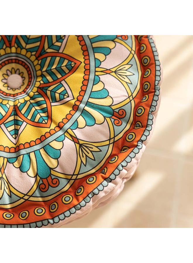 الأزرق جي دبليو وسادة النمط الوطني الجديدة ، فوتون ، مستديرة ، يمكن سماكة الأريكة على الأرض المحمولة ، تأملات على الطراز البوهيمي - Image 5