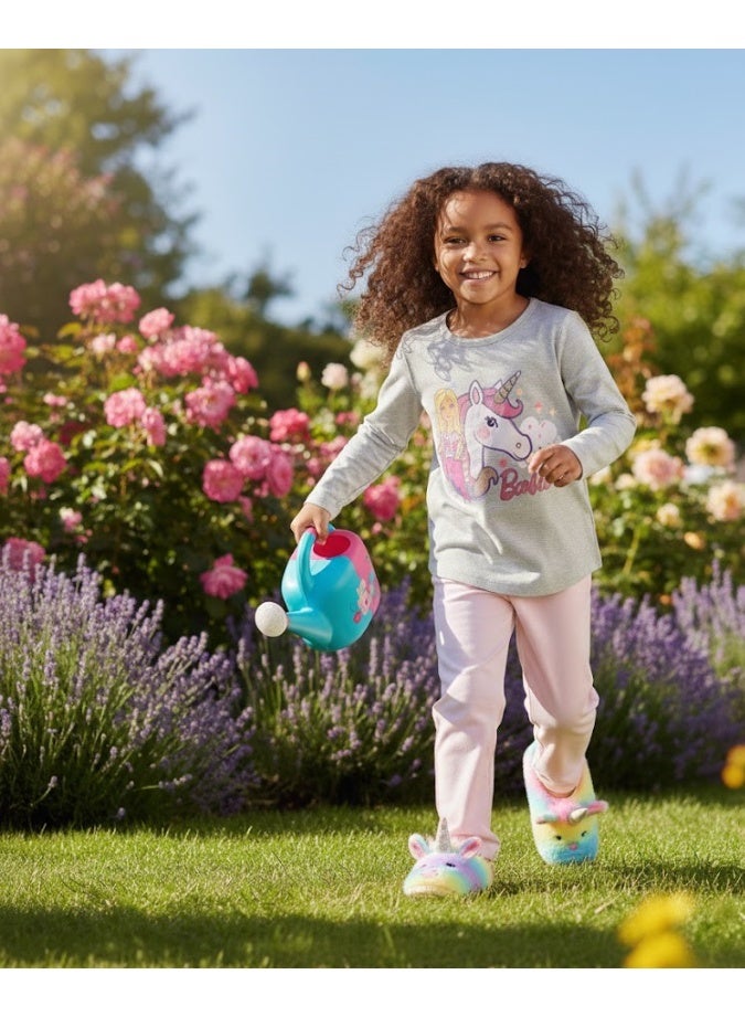 باربي باربى  طقم بيجامة أطفال بأكمام طويلة - Image 2