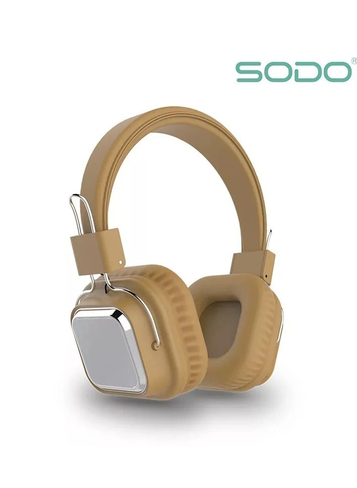 SODO 🌟 SODO 1003 – Foldable Wireless Headphones with Bluetooth 5.1, Microphone & Memory Card Support  - Image 1