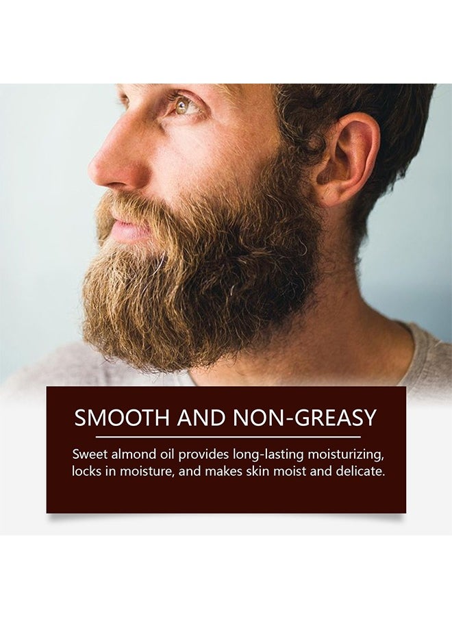 East Moon - Beard Care Balm , 100% Natural Beard Balm with Shea Butter, Argan Oil, Jojoba Oil, Vitamin E,Beard Softener Beard Moisturizer Beard Wax Beard Conditioner for Men - Image 1