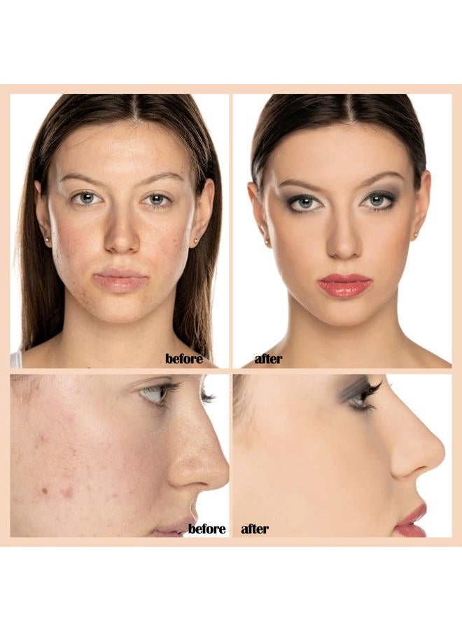 PHOERA Foundation Makeup Naturally Liquid Foundation Full Coverage Mattle Oil-Control Concealer 8 Colors Optional,Great Choice For Gift (#104 Buff Beige) - Image 2