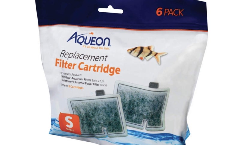 Aqueon Filter Cartridge Small/6 Pk - Aquarium Filter Cartridge - 6 Count - Image 1