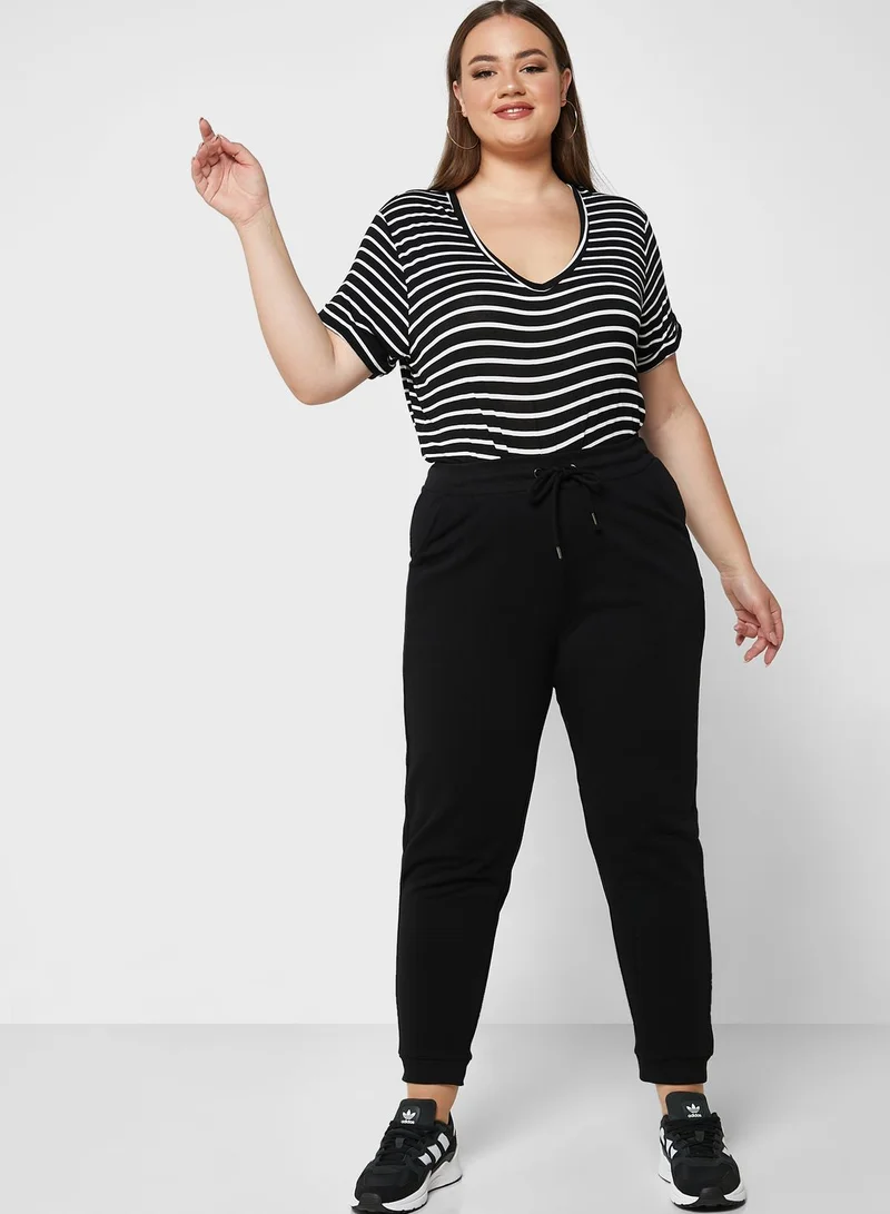 BRAVE SOUL Drawstring Waist Cuffed Joggers
