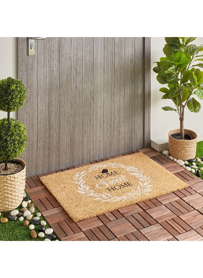 Home Box Sweet Home Printed Coir Doormat with PVC Back- 60x90 cm  - Image 5