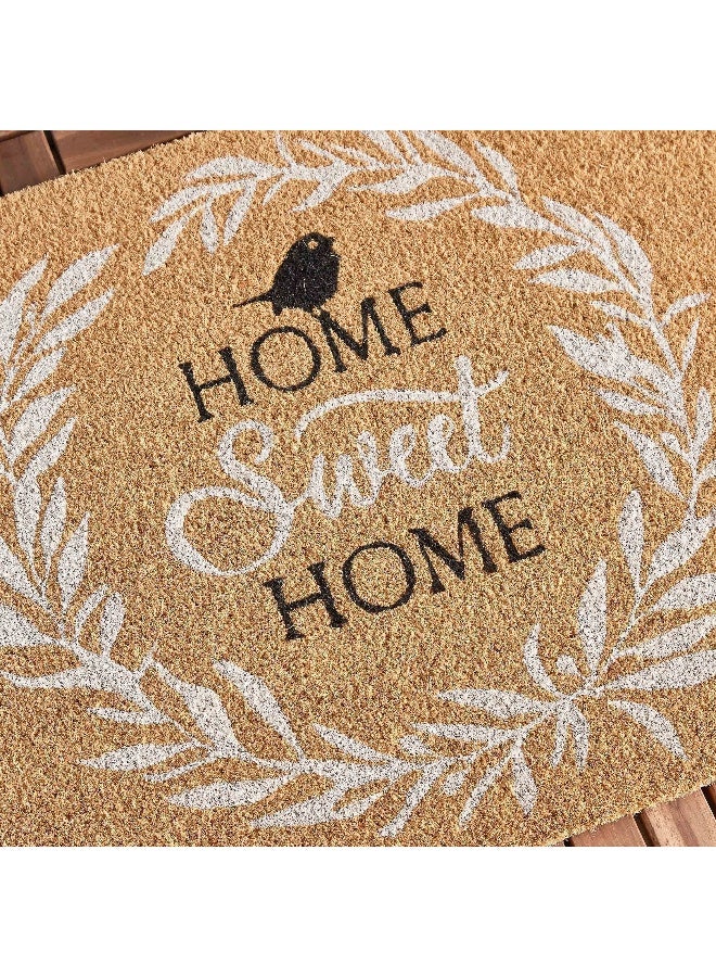 Home Box Sweet Home Printed Coir Doormat with PVC Back- 60x90 cm  - Image 3