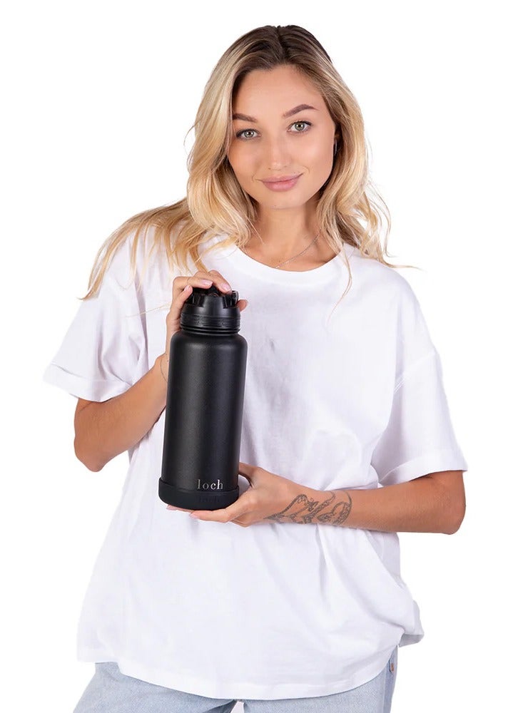 لوك زجاجة سوداء أحادية اللون 900 مل - Image 4