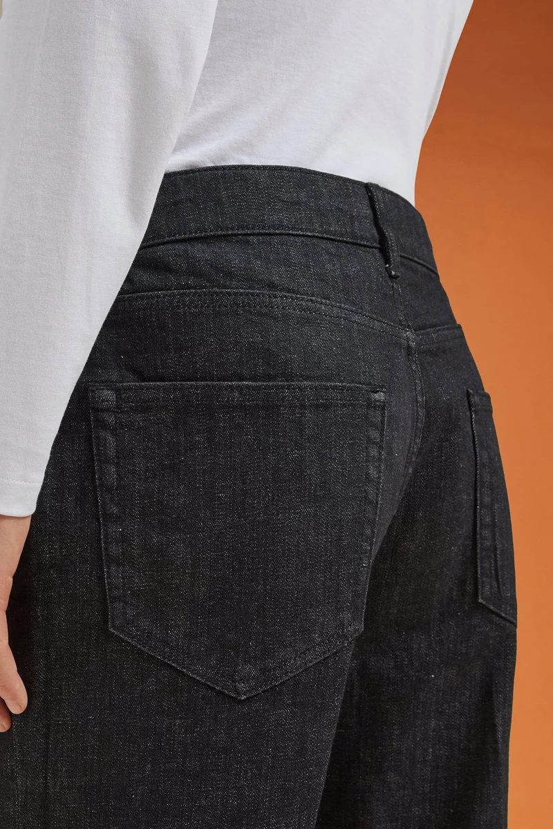 Doppelganger  Men's regular fit 5-pocket jeans - Black for Men | Best Price UAE