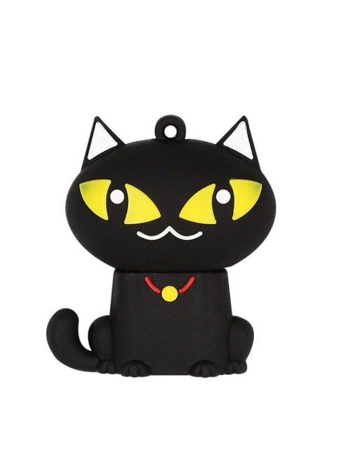microdrive 4GB USB 2.0 الإبداع CUTTER Black Cat U Disk