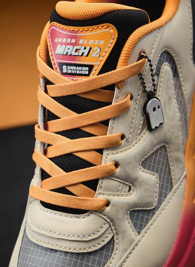 The Souled Store The Souled Store Men MACH 2 Colourblocked Beige Low Top Sneakers