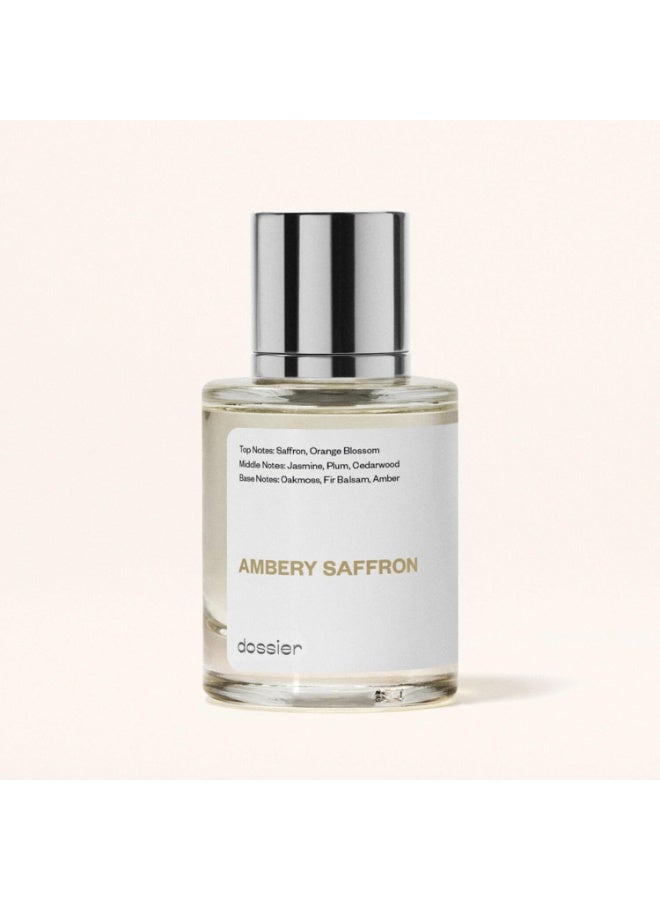 Dossier Ambery Saffron 1.7 Fl Oz (50ml) - Eau de Parfum - Inspired by B.accarat R.ouge 540 - Vegan, Unisex Perfume Spray - Image 3