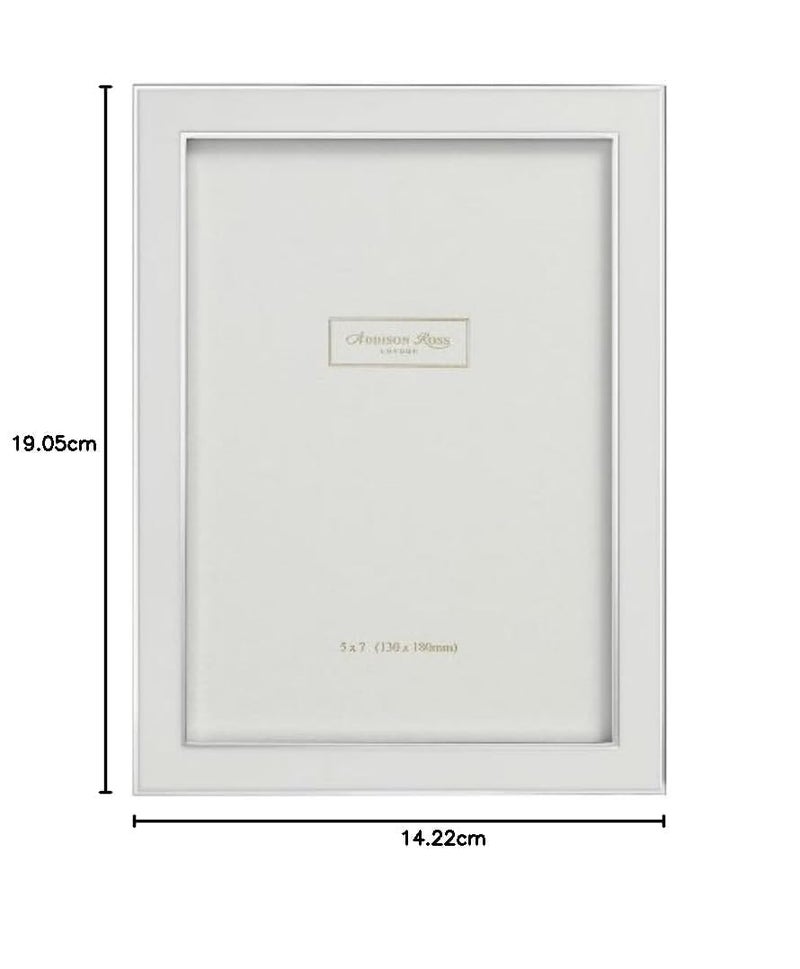 Addison Ross, Contemporary Photo Frame, 4x6, White Enamel, 4 x 6 Inches - Image 2