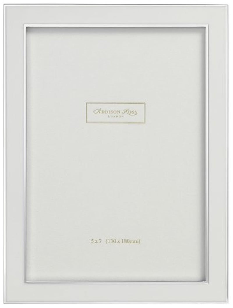 Addison Ross, Contemporary Photo Frame, 4x6, White Enamel, 4 x 6 Inches - Image 1