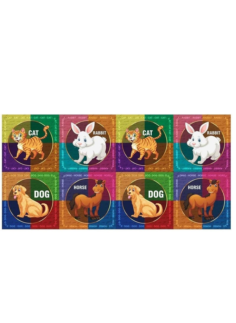 Ankit Toys FIX 'N' LEARN PET ANIMALS PUZZLE,2+ YEARS,72-PIECE JIGSAW PUZZLE - Image 2