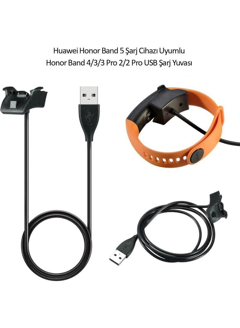 Techmaster شاحن كابل USB لساعات هونر باند 2 3 4 5 برو  - Image 5
