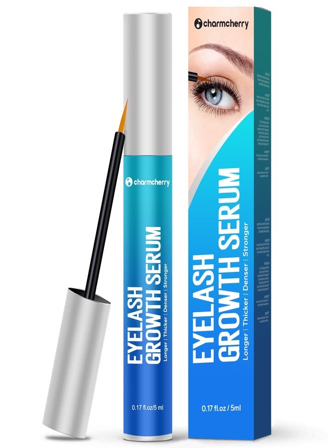 CharmCherry Eyelash Growth Serum (0.17 oz), Lash Serums for Fuller & Longer Looking Alluring Eyelashes, Eyelash Serum for Eyelashes & Eyebrows, Premium Lash Growth Serums for Eyelash Extensions - Image 1