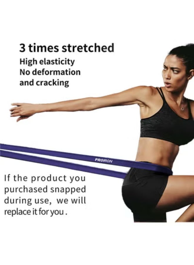 شريط مقاومة، شريط مساعدة للسحب، شريط تمدد شديد التحمل لتمارين رفع الأثقال، وتقوية العضلات، وكروس فيت، واليوغا، والتمدد والحركة - Image 2