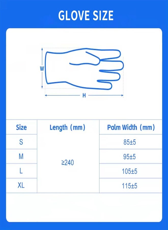 ZMDREAM Nitrile Gloves for Exam Cleaning Food Painting Blue Size M to XL Box of 200, 4 mil Thickness(200, M) - Image 5