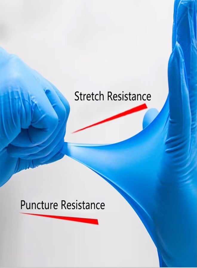 ZMDREAM Nitrile Gloves for Exam Cleaning Food Painting Blue Size M to XL Box of 200, 4 mil Thickness(200, M) - Image 3