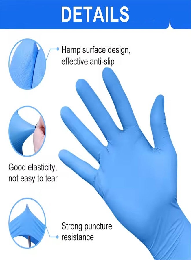 ZMDREAM Nitrile Gloves for Exam Cleaning Food Painting Blue Size M to XL Box of 200, 4 mil Thickness(200, M) - Image 2