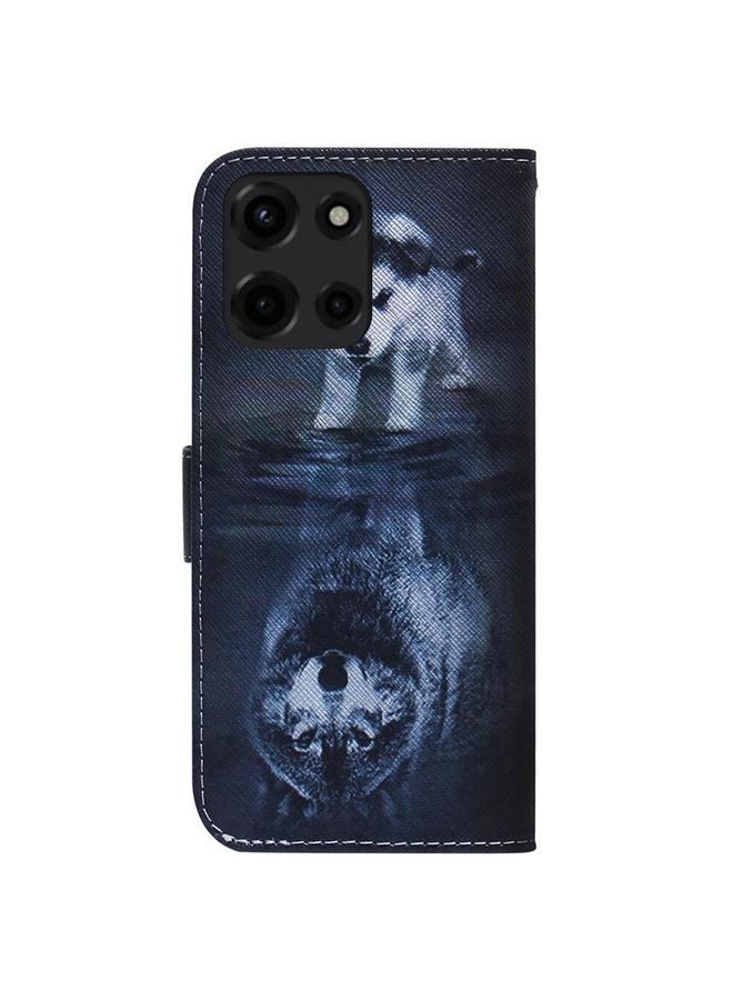 S-TOP Case For Motorola Moto G 5G 2025 Coloured Drawing Flip Leather Phone Case - Image 3