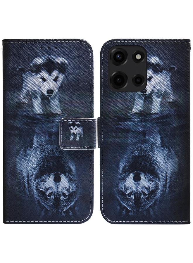 S-TOP Case For Motorola Moto G 5G 2025 Coloured Drawing Flip Leather Phone Case - Image 1