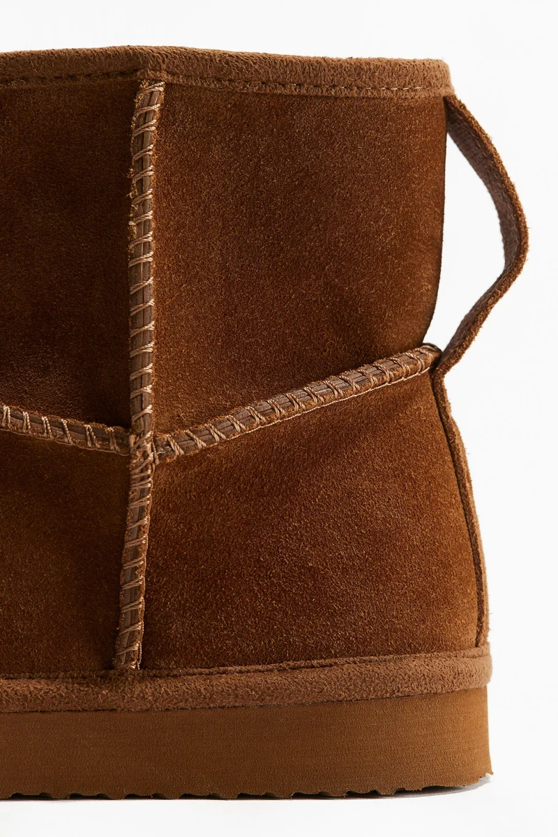 H&M Warm-Lined Suede Boots